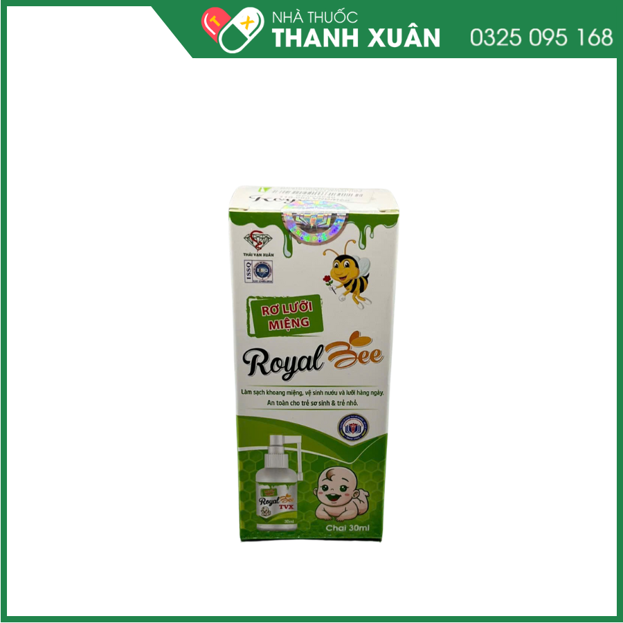 Rơ lưỡi miệng Royal Bee